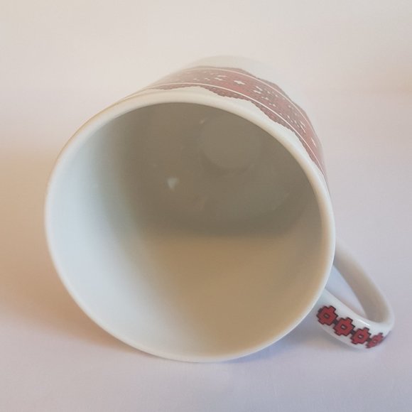 Vintage Ukrainian Mug Teacup Hand Decorated in Canada Ukrainian Pedestal Tea Cup - Picture 7 of 10